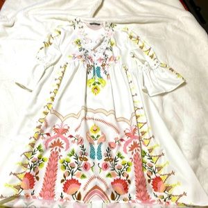 Women’s boho style midi dress, size Small